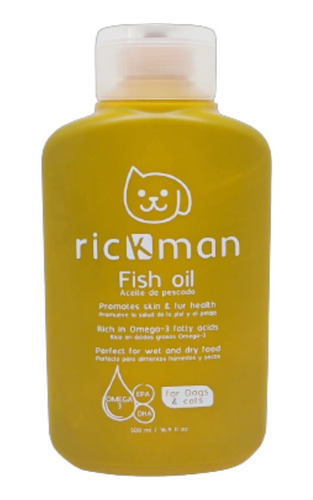 Aceite De Salmon Rickman Para Mascotas