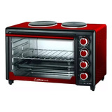 Horno De Mesa Eléctrico Ultracomb Uc-40ac 40l Rojo/negro 220v