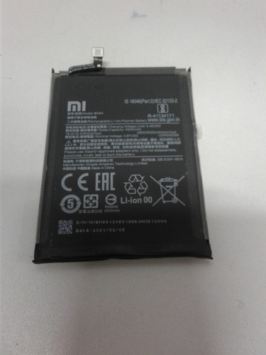 Bateria Bn54 Xiaomi Redmi 9 M2004j19g - Funcionando 100%