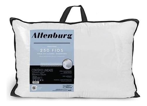 Travesseiro 250 Fios Extra Macio Firme 50x70cm - Altenburg