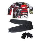 Uniforme Básico Niños Bicicross Downhill Moto Cross + Regalo