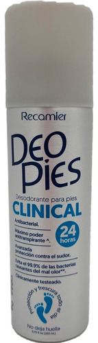 Desodorante Para Pies Clinical 24h 260ml Deo Pies