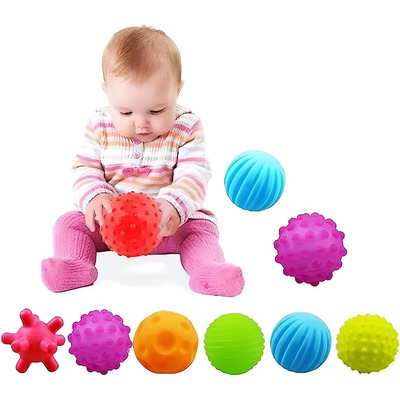 Juguetes Pelotas Estimulacion Sensoriale Didáctica Para Bebé