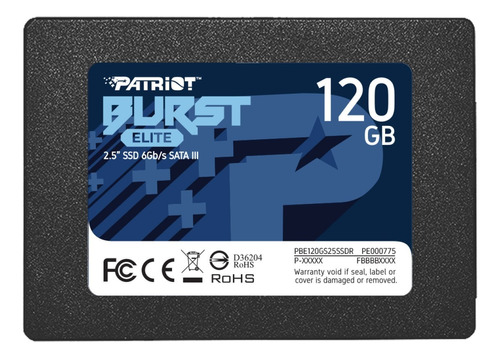 Disco Solido Ssd Patriot Burst Elite 120gb Sata 3 Pc 7mm F