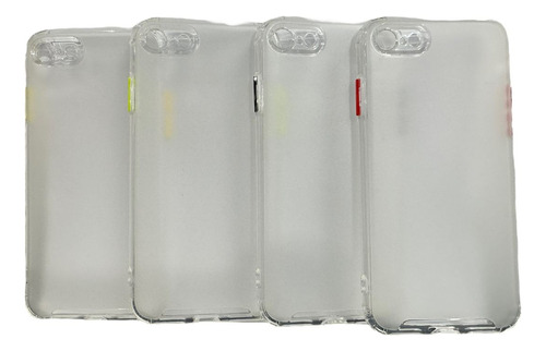 Carcasa Silicona Matte Transparente Para iPhone 7/8/se2020