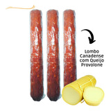 Kit 3 Lombo Gourmet Caipira Mineiro Com Queijo Provolone
