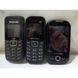 Lote De 3 Celulares Samsung Antigos