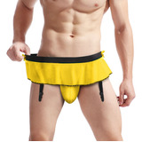 Minifalda Jock Con Liguero Para Hombre Lenceria Sexy