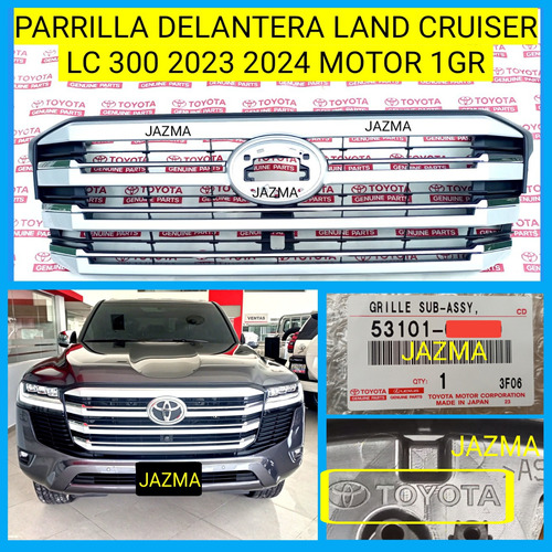 Parrilla Delantera Land Cruiser Lc 300 2023 2024 Original  Foto 3