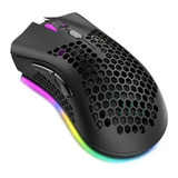 Mouse Gamer Usb Colmeia Ultraleve Led Rgb Macro 7200 Dpi.