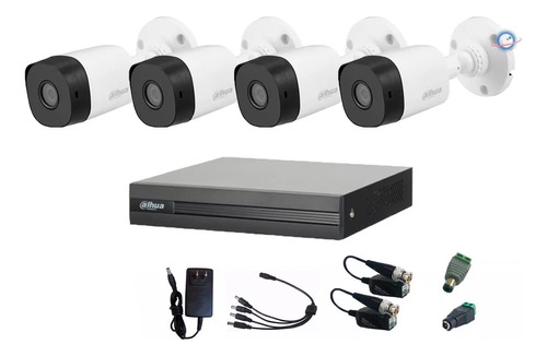 Kit 4 Cámaras 1080p Dahua 500 Gb Baluns Dvr 8 Canales