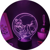 Lámpara Luz Led Acrílico Sailor Moon Regalo Para Niñas