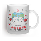 Tazón Taza De Vidrio Empavonado Flork San Valentin