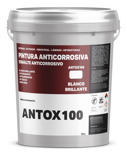 Pintura Anticorrosiva Antioxidante - Antox100 - 4l