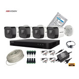 Cctv Kit Pro Hikvision Dvr 4ch + 4 Cam 2mp + 1tb Magnotecspa