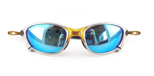 Óculos Double Xx Metal 24k Azul Ice Lupa Vilao Juliet