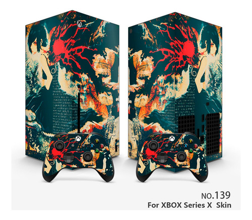 Skin Juggernog Para Xbox Series X Set Stickers