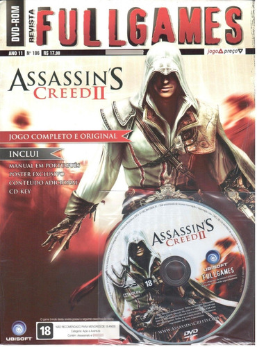 Lote 10 Unidades Assassin's Creed Ii Pc Fullgames 106