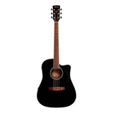 Guitarra Electroacústica Ibanez Pf15ece Black Nueva Garantia