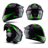 Casco Para Moto Edge K7 Certificado Dot Visor Solar Obscuro