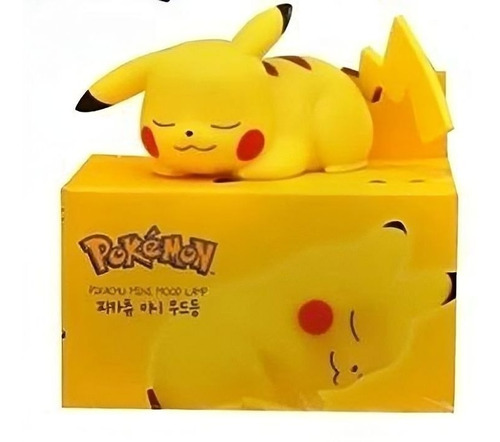 Pokemon Lampara Pikachu Lampara Espanta Cuco Con Caja