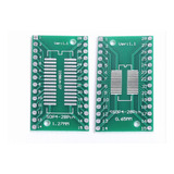 5 Pcb Adaptador  Sop28 Ssop28  Smd A Dip28 2.54mm