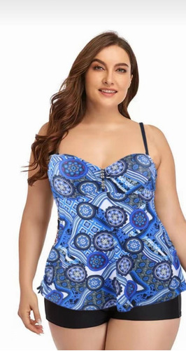 Malla Tankini Taza Soft Culotte Cindisami 5802 Talles Grande