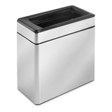 Simplehuman Bote De Basura Acero Inoxidable, Oficina - 13.6l