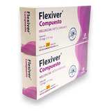 Dos Cajas Flexiver Compuesto Meloxicam/ Metocarbamol C/20tab