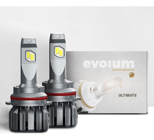 Kit Focos Led Evolum Ultimate H1 H7 H11 9005 9006