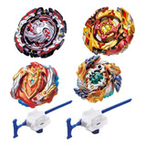 4 Beyblade Burst Achilles Phoenix Fafnir Spriggan Chozetsu