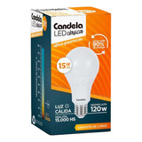 Pack X6 Lámpara Led Candela 15w Fria/calida E27