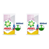 Jabón Líquido Para Ropa Ariel Radiante Pouch 800ml Pack X2u