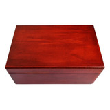 Caja De Música De Joyería De Madera Rojo