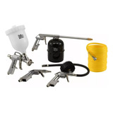 Kit Aire Y Pintura 5 Piezas Compresor Bta Airtools 279010