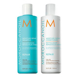 Shampoo Y Acondicionador Reparador Moroccanoil Repair X250