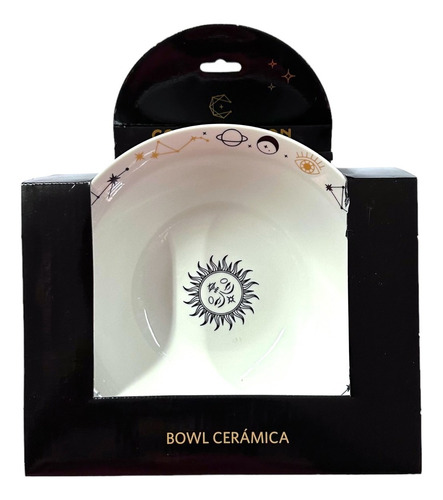 Bowl Ceramica Constelaciones Keep Sol Luna Estrellas
