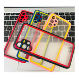 Carcasa Funda Transparente Con Color Para Samsung A32 4g