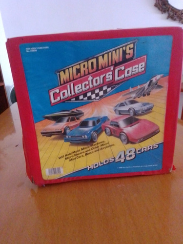 Maletín Colecciónador  Micromachine 48 Carros Vintage 1988 