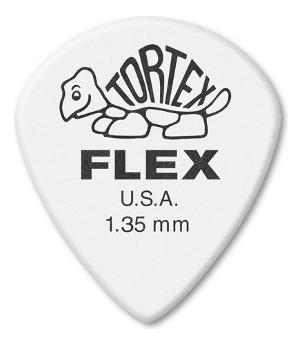 Jim Dunlop Tortex Flex Jazz Iii Xl 1.35mm 72 Pack Guitar Pic