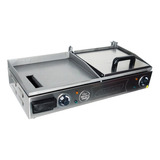 Chapa Lanches Prensa Elétrica Grill 70x30 Profissional Inox