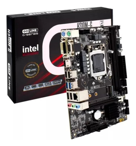 Placa Mãe 1151 H310 H310m-g Intel 8a E 9a /1000 Lan M2