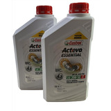 Aceite Moto Castrol 4t Actevo Essential 20w50 Mineral X2 Lts