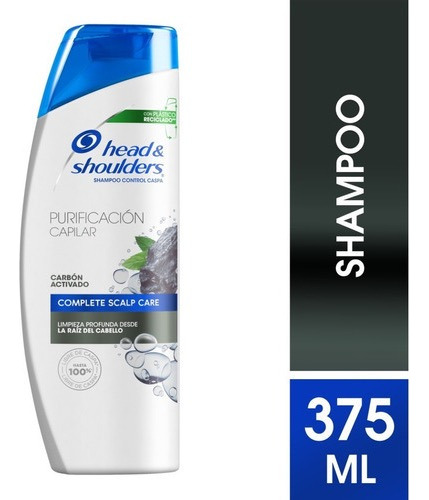 Head & Shoulders Carbón Activado Shampoo X 375ml