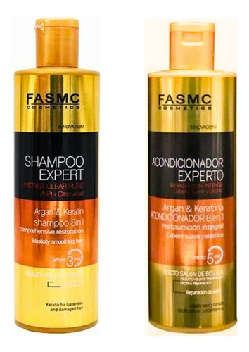 Pack Shampoo + Acondicionador 500ml Ácido Cítrico - Experto