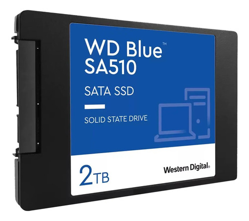 Ssd Western Digital Wd Blue Sa510, 2tb, Sata Iii, 2.5'', 7mm