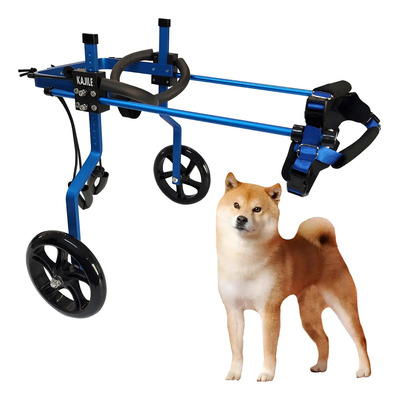 Silla De Ruedas Ajustable Para Perros,carro Para Mascotas,l Color Azul | Meses sin interés