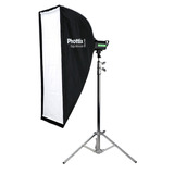 Soft Box Mouse Phottix Raja 60x120cm Plegable Grid P/ Bowens