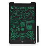 Tablet De Escrita Desenhando Crianças Stylus Inch Black Writ