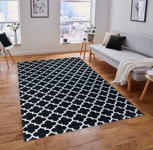 Tapete Geométrico Para Sala /quarto 1,32 X 1,50 Promoção